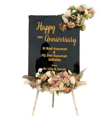 Papan Bunga Akrilik Tembesi