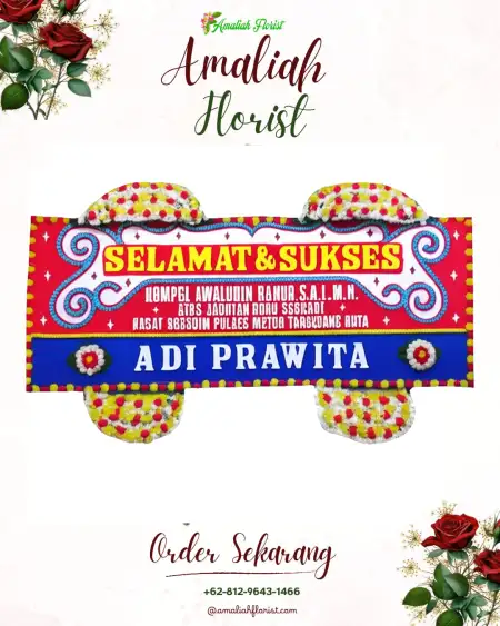Papan Bunga Ucapan Selamat Tembesi